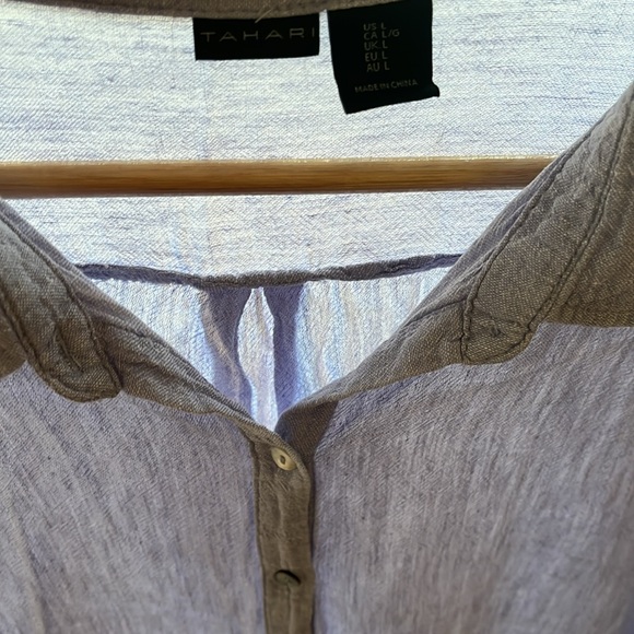 Tahari linen coverup - Picture 6 of 8